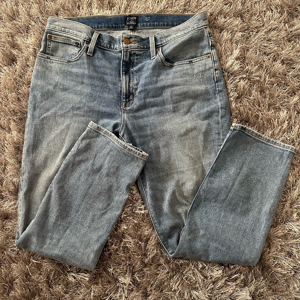 J. Crew Slim Boyfriend Blue Denim jeans